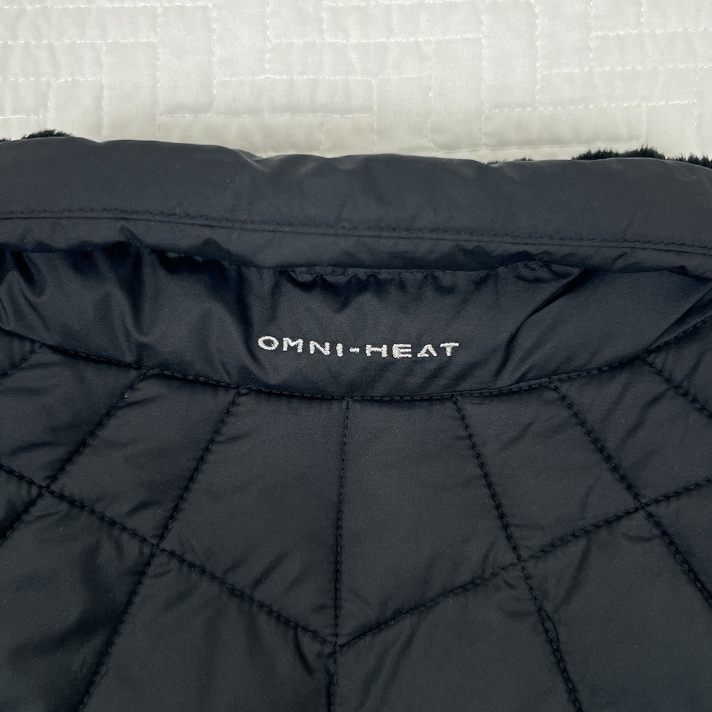 Columbia Omni Heat Insulated Puffer Vest Womens XL Black Lightweight Outdoor - Picture 8 of 11